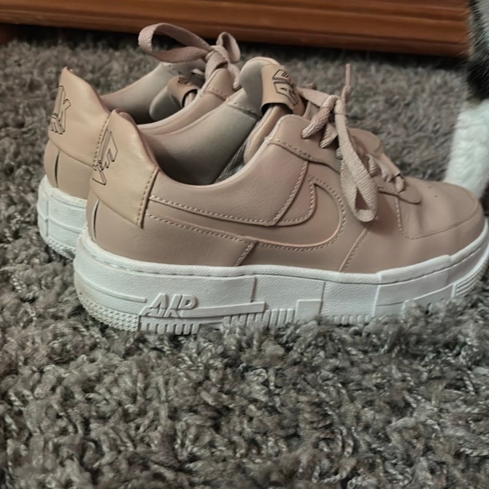 Air Force Nikes in Rose and White size 7